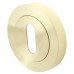 Exel Escutcheon - 52mm Diameter - Keyhole - Satin Brass