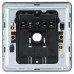 Knightsbridge 20A Screwless Flat Plate Flex Outlet Plate - Anthracite