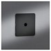 Knightsbridge 20A Screwless Flat Plate Flex Outlet Plate - Anthracite