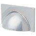 Crofts & Assinder Monmouth Square Cabinet Cup Handle - 64mm Centres - Polished Chrome