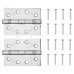 Jedo Twin Ball Bearing Steel Grade 11 Butt Fire Door Hinge - 102 x 76 x 2.7mm - Pol Chrome - Pair
