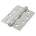 Jedo Twin Ball Bearing Steel Grade 11 Butt Fire Door Hinge - 102 x 76 x 2.7mm - Pol Chrome - Pair