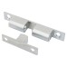 Veel-2 Double Ball Roller Catch - 43 x 8 x 11mm - Satin Chrome - Pack of 5 