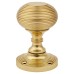 Heritage Brass by M Marcus Reeded Beehive Mortice Door Knob - 59mm Rose Diameter - Polished Brass