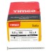 TIMCO Solo Chippy Pozi Countersunk Wood Screws - 5.0 x 100mm - Zinc Plated - Pack of 100