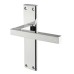 Serozzetta by Carlisle Brass Polished Chrome Latch Door Handle - Stratus Range - 180 x 40mm