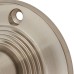 Exel Ringed Mortice Door Knob - 63mm Rose Diameter - Satin Nickel