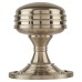 Exel Ringed Mortice Door Knob - 63mm Rose Diameter - Satin Nickel