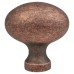 Exel Oval Cabinet Knob - 34 x 23mm - Antique Copper