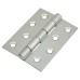 Strong Steel Butt Door Hinge - 100 x 74 x 2.5mm - Zinc Plated - Pair