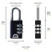Squire Tough Lock Combination Padlock - 20mm Body - 9 x 22mm Shackle - Black