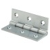 Double Phosphor Bronze Washered Butt Door Hinge - 75 x 50 x 2.5mm - Satin Chrome - Pair