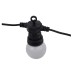 Hampstead Festoon LED 20 Golf Ball Bulb Garden Festoon Lights - IP44 - 3000K Warm White - Opal