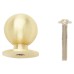 Exel Ball Cabinet Knob - 25mm Diameter - Satin Brass