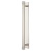  Frelan Hoxton Sturt Cabinet Handle on Fanshaw Backplate - 224mm Centres - Satin Nickel