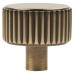 Hendel & Hendel Barrington Round Cabinet Knob - 32mm Diameter - Antique Brass