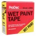 ProDec Non-Adhesive Wet Paint Marking Tape - 60mm x 200m - Black/Yellow