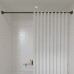 Croydex Stick 'n' Lock Premium Shower Rail - Telescopic Rod - 1295-2298mm Length - Matt Black
