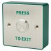 Stainless Steel Press to Exit Button - 88 x 88 x 31mm - Single