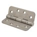 Enduro Radius Ball Bearing Grade 13 Butt Fire Door Hinge - 102 x 76 x 3mm - 201 Sat Stainless - Pair