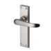 Heritage Brass by M Marcus Satin Nickel Latch Door Handle - Windsor Range - 154 x 40mm