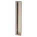 Exel Alton Rectangular Flush Cabinet Pull Handle - 177 x 33mm - Satin Nickel 