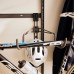 elfa Garage+ Storage Top Track System - Horizontal Bike Hook for Storage Track - Matt Grey