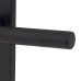 Exel Matt Black Mitred Keyhole Lock Door Handle - 172 x 44mm