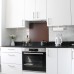 Exel Aluminium Kitchen Splashback - 900 x 750mm - Matt Chocolate