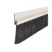 Brush Strip - H5.45 - 3000mm Length - Brush Size 45mm - Satin Aluminium