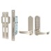 Codelocks CL520 Push Button Code Lock and Euro Lock with Key Override - Stainless Steel