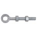 Adjustable Gate Eye - 250mm for 19mm Pin - Galvanised - Pair