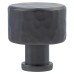 Alexander & Wilks Leila Hammered Round Cabinet Knob - 30mm Diameter - Dark Bronze