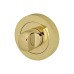 Exel Bathroom Turn & Release - 50mm Diameter - Polished Brass