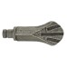 Olde Forge Shell Curtain Finials - Pewter 