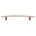 Exel 14mm Curved T-Bar Cabinet Pull Handle - 128mm Centres - Bright Copper