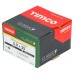 TIMCO Classic Pozi Countersunk Wood Screws - 5.0 x 35mm - Yellow Zinc - Pack of 200