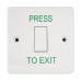 Press To Exit Switch - 85 x 85 x 44mm - Single - White
