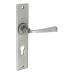Olde Forge Avon Multipoint Lock Door Handle - Euro - 72mm c/c - Pewter