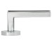 Jigtech Polished Chrome Door Handles on Round Rose - Sabre Range 
