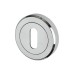 Serozzetta by Carlisle Brass Escutcheon - 50mm Diameter - Keyhole - Polished Chrome