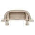 Alexander & Wilks Quantock Cabinet Cup Handle - 40mm Centres - Polished Nickel