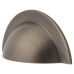 Crofts & Assinder Monmouth Cabinet Cup Handle - 64mm Centres - Brushed Iron