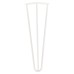 Exel Hairpin Leg - 3 Pin - 400mm Height - White - Pair