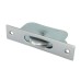 Exel Square Axle Sash Window Pulley - 44mm Curved Metal Wheel - Satin Chrome