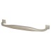 Crofts & Assinder Corbusier 14mm D-Bar Cabinet Pull Handle - 160mm Centres - Brushed Nickel