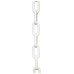 Plastic Chain - 6mm Link - 5m Length - White