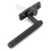 From The Anvil Brompton Knurled Locking Espagnolette Casement Window Handle - Right - Matt Black