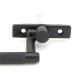 From The Anvil Brompton Knurled Locking Espagnolette Casement Window Handle - Right - Matt Black