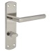 Exel Polished Stainless Steel Mitred Bathroom Door Handle - 172 x 44mm